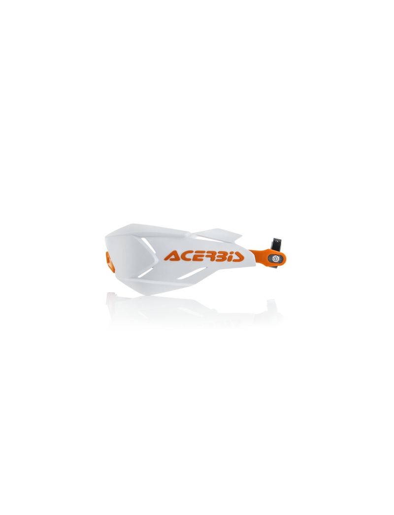 ACERBIS MX ENDURO HANDGUARDS X-FACTORY WHITE ORANGE