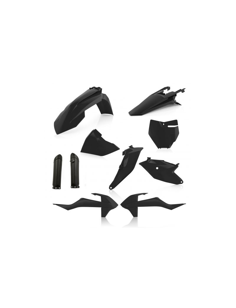 ACERBIS FULL PLASTIC KIT KTM GASGAS 85 18/24 BLACK