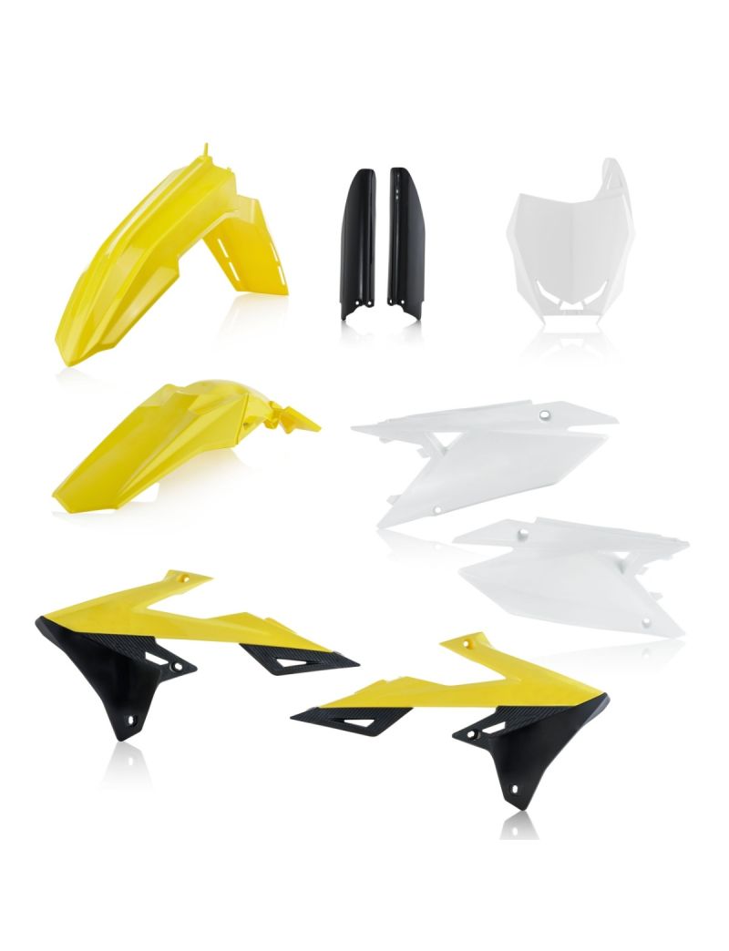 ACERBIS FULL PLASTIC KIT SUZUKI RMZ450 18/25 + RMZ250 19/25 STANDARD 2018