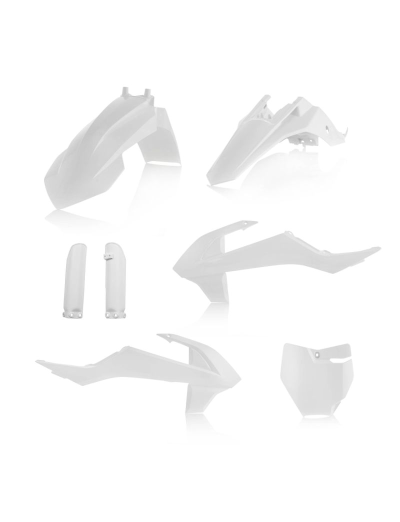 ACERBIS FULL PLASTIC KIT KTM GASGAS SX MC 65 19/23 WHITE