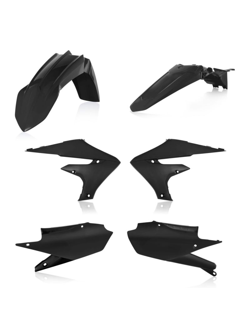 ACERBIS PLASTIC KIT YAMAHA YZF 250 19/23 + YZF 450 18/22 BLACK