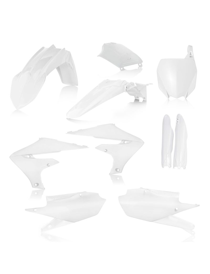 ACERBIS FULL PLASTIC KIT YAMAHA YZF 250 19/23 + YZF 450 18/22  WHITE