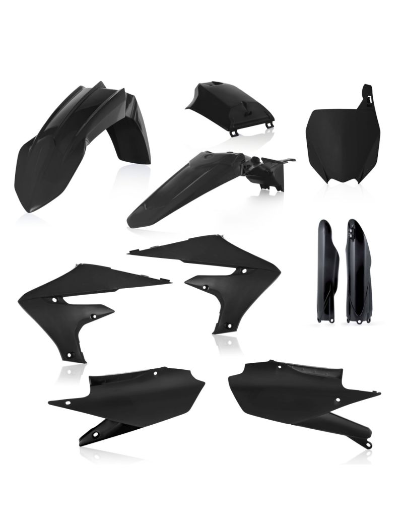ACERBIS FULL PLASTIC KIT YAMAHA YZF 250 19/23 + YZF 450 18/22 BLACK