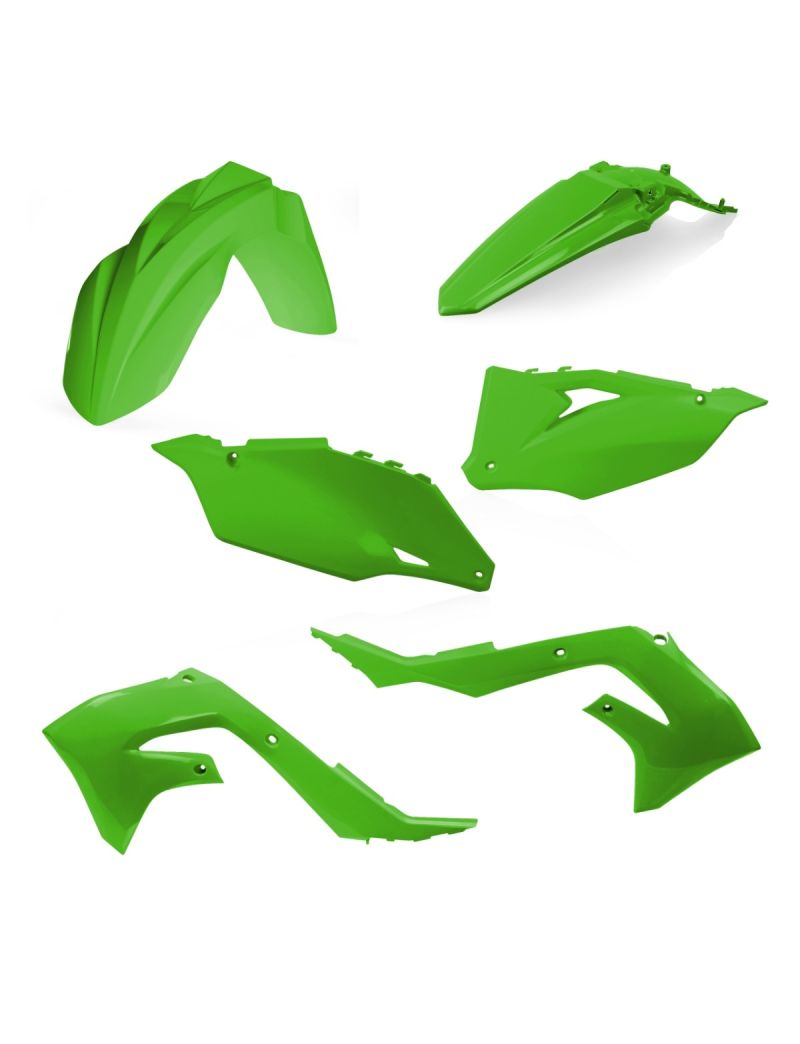 ACERBIS PLASTIC KIT KAWASAKI KXF 450 19/23 + KXF 250 20/24 GREEN