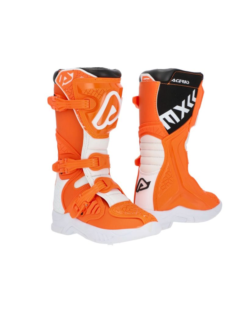 ACERBIS MX BOOTS JUNIOR KIDS X-TEAM - ORANGE/WHITE