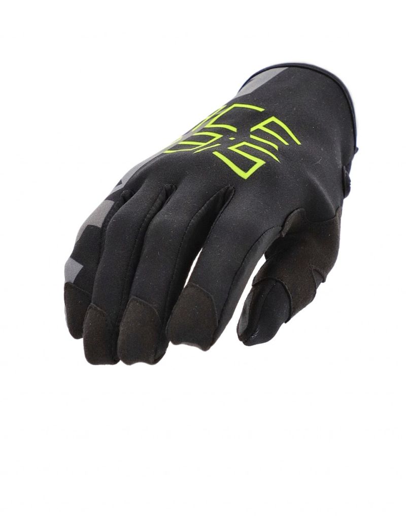 ACERBIS MX ENDURO ZERO DEGREE GLOVES CE FLEECE BLACK YELLOW