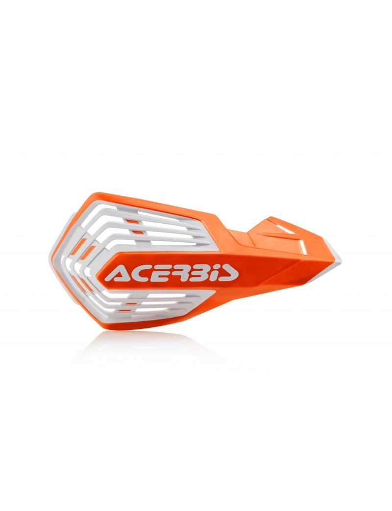 ACERBIS MX HANDGUARDS X-FUTURE VENTED ORANGE WHITE