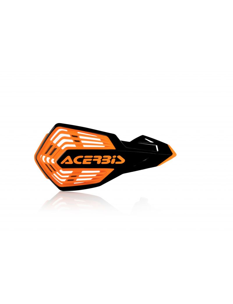 ACERBIS MX HANDGUARDS X-FUTURE VENTED BLACK ORANGE