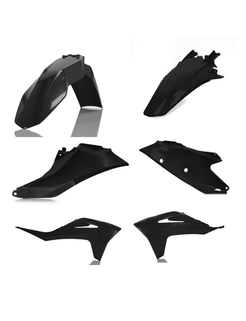 ACERBIS PLASTIC KIT GASGAS EC 21/23 BLACK