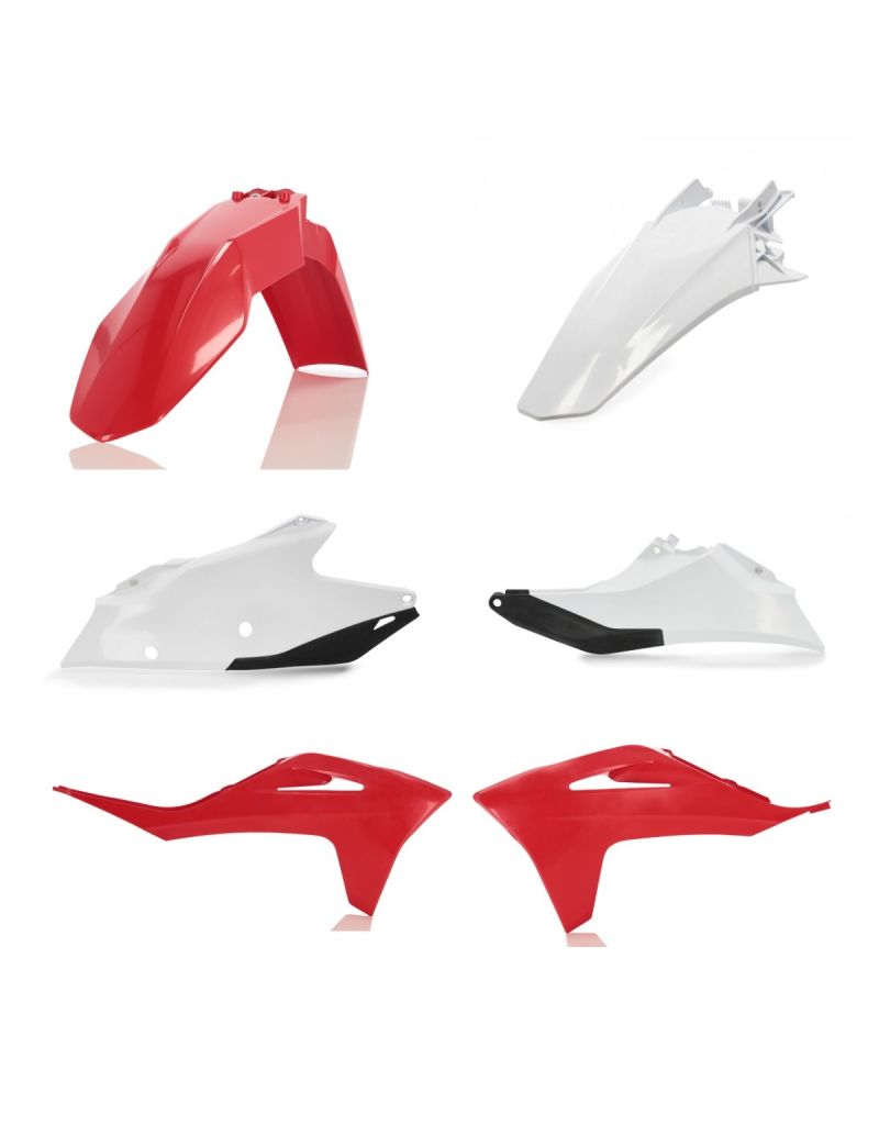 ACERBIS PLASTIC KIT GASGAS EC 21/23 RED WHITE 