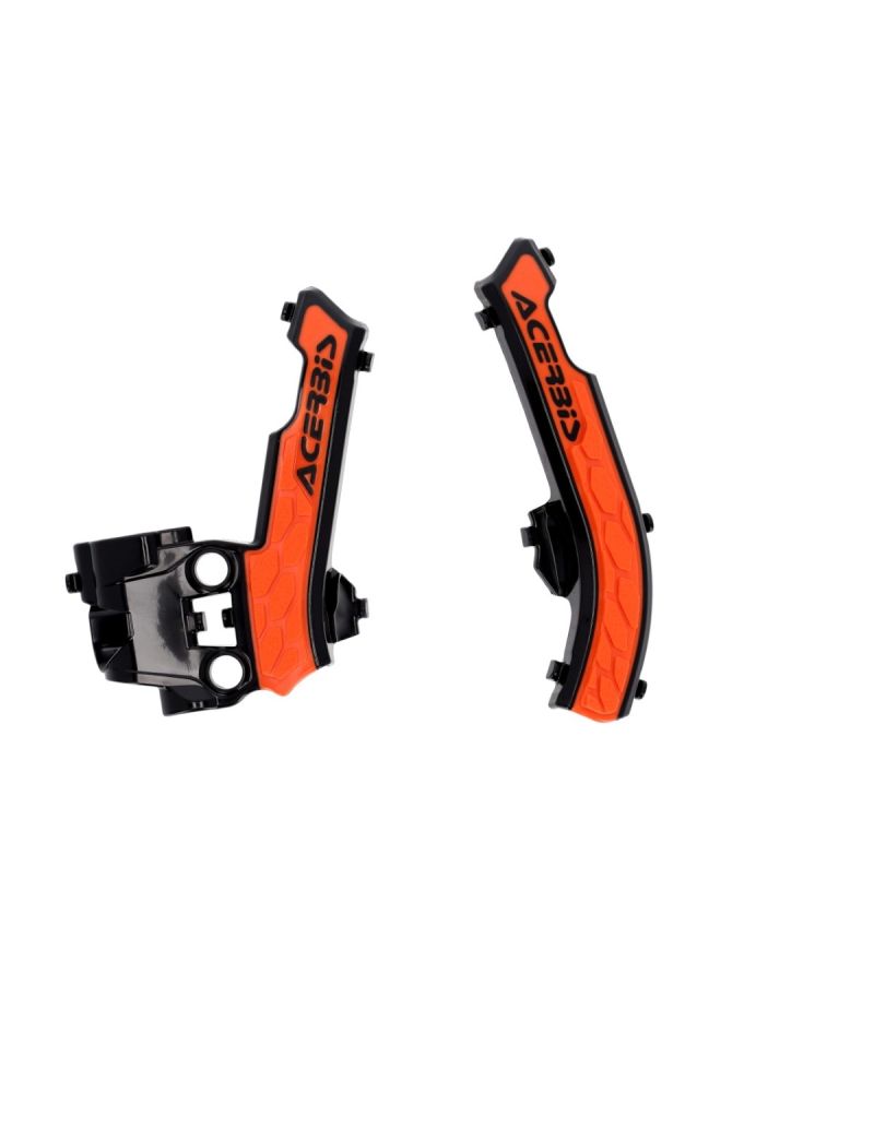 ACERBIS X-GRIP FRAME PROTECTOR KTM SX50 16/23 + SXE5 20/23 + GASGAS MC50 21/23 + MCE5 21/23 + HVA TC50 17/23 + EE5 20/23 BLACK ORANGE