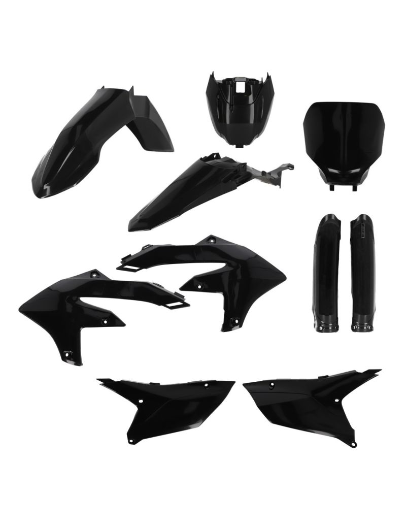 ACERBIS FULL PLASTIC KIT YAMAHA YZF 450 23/25 + YZF 250 24/25 BLACK
