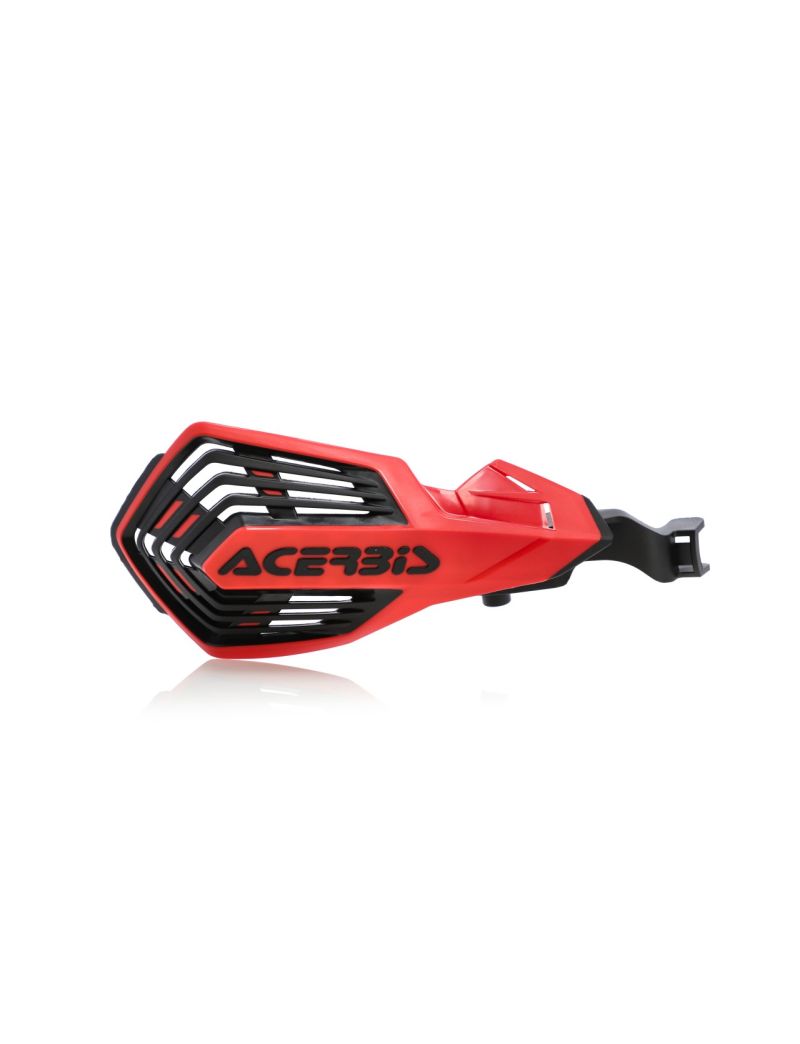 ACERBIS MX HANDGUARDS X-FUTURE MOUNTED ON LEVER BETA RED BLACK