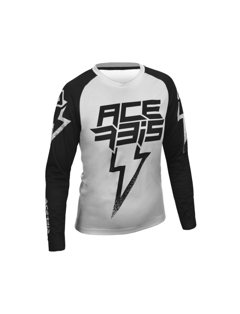 ACERBIS MX JERSEY J-KID GREY BLACK