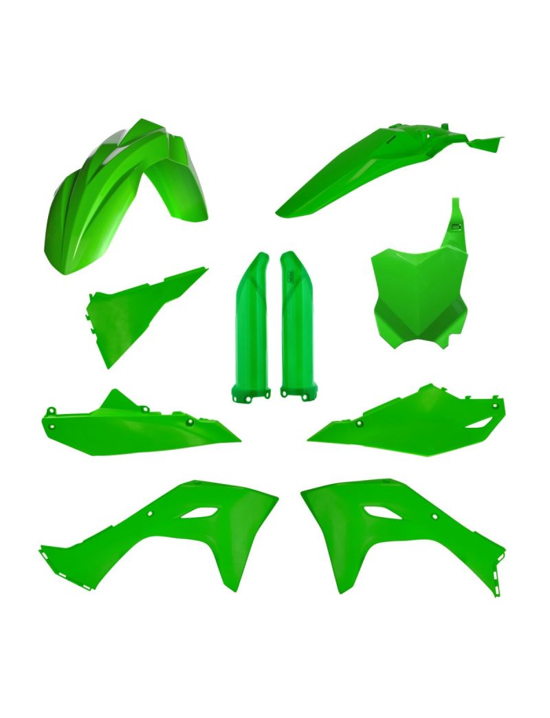 ACERBIS FULL PLASTIC KIT KAWASAKI KX 450 24/25 KX 250 2025 GREEN