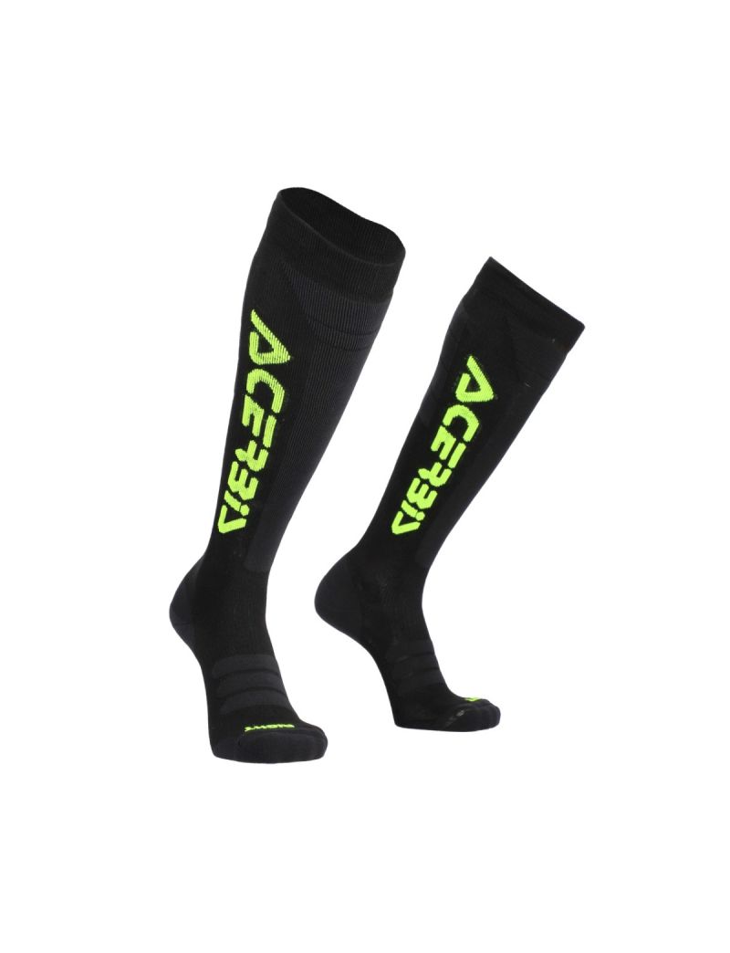SOCKS MX WINTER - BLACK/YELLOW