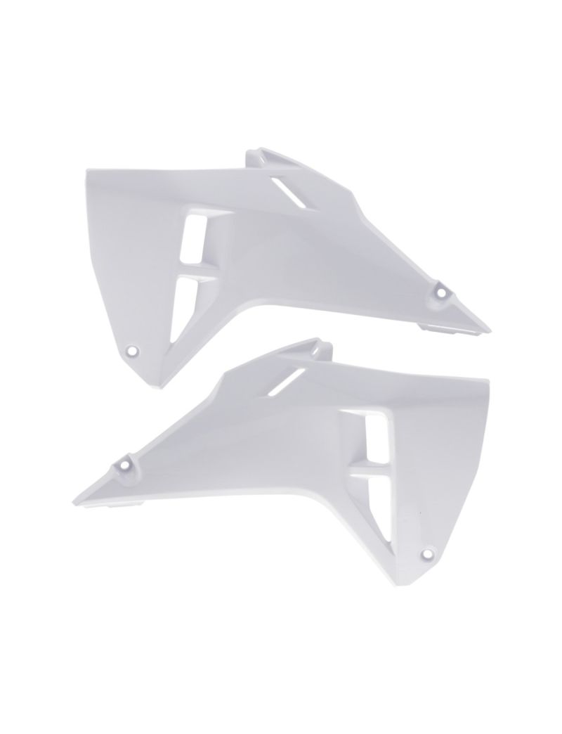 ACERBIS RADIATOR SCOOPS HONDA CRF 450R + CRF 250R 2025 WHITE
