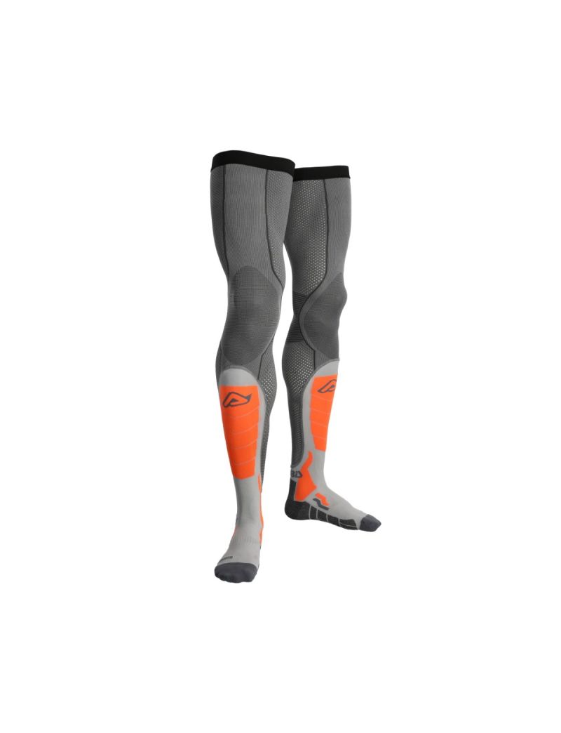 ACERBIS SOCKS X-LEG PRO VENTED - ORANGE/GREY