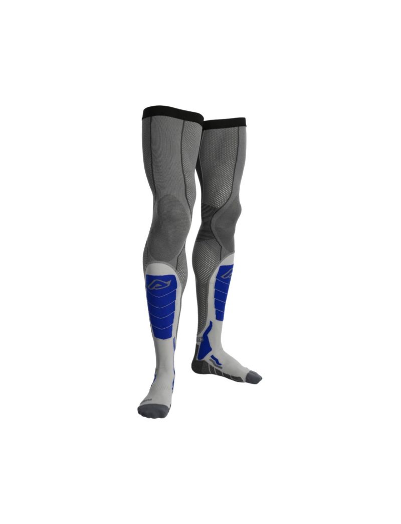ACERBIS SOCKS X-LEG PRO VENTED - GREY/BLUE