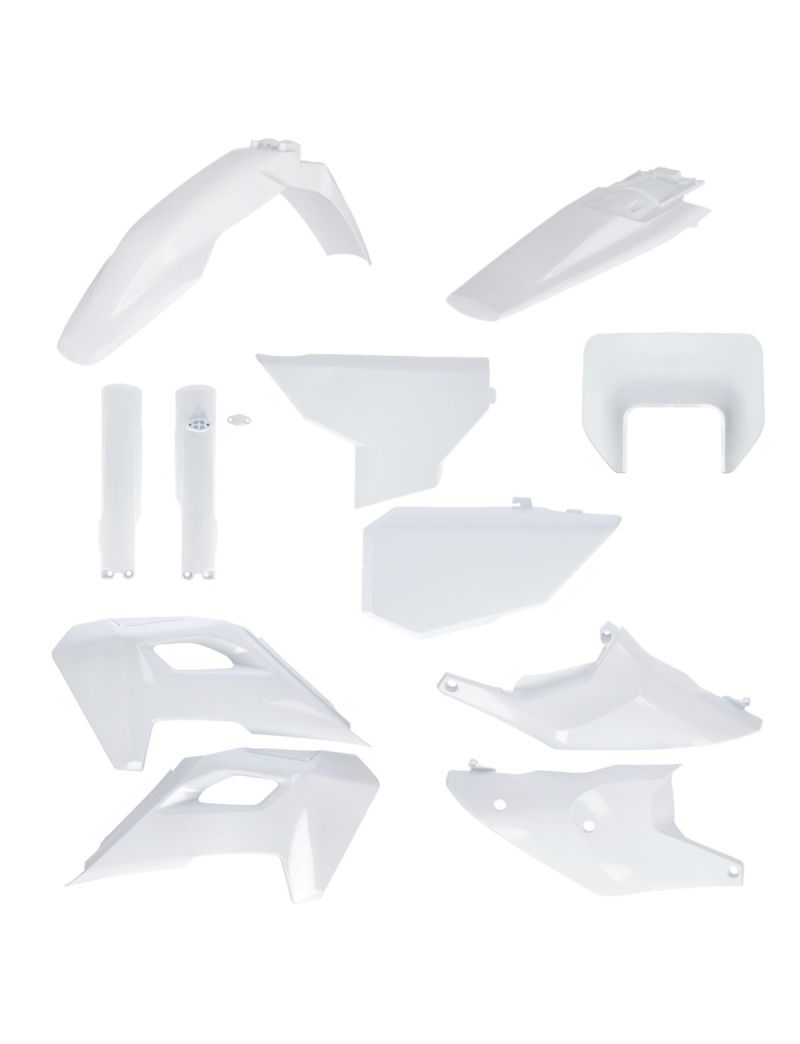 ACERBIS FULL PLASTIC KIT HUSQVARNA TE/FE 24/25 - WHITE