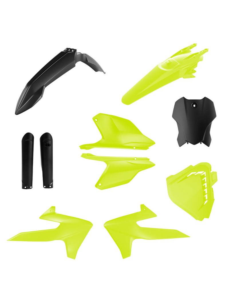 ACERBIS FULL PLASTIC KIT TRIUMPH TF 250X/450RC 24/26 - BLACK/YELLOW