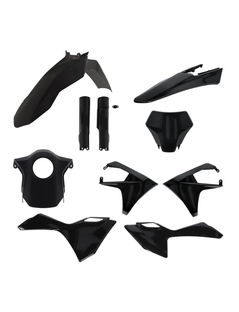 ACERBIS FULL PLASTIC KIT GASGAS MC/MC-F 24/26 - BLACK
