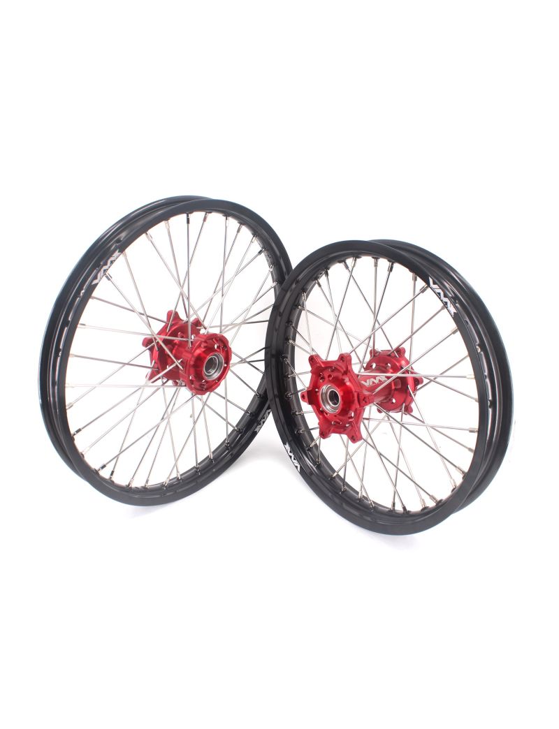 VMX MX WHEELSET 21'-19' KTM HUSQVARNA GASGAS RED BLACK