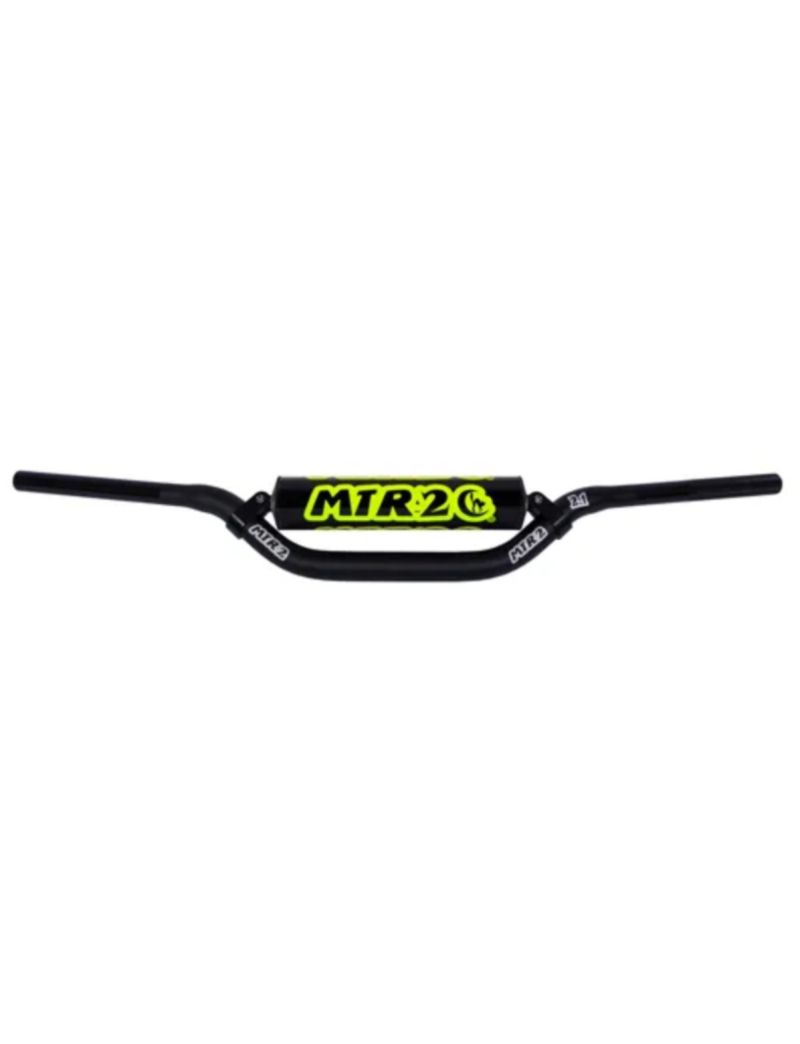 MTR-2 HANDLEBAR PROFESSIONAL ALU 7075 T6 28.6mm BLACK (998) BAR PAD BLACK/YELLOW NEON