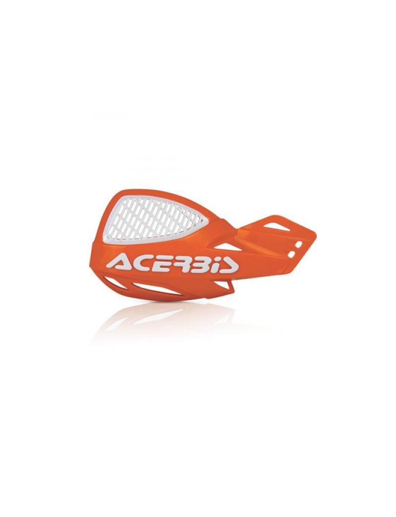 ACERBIS MX HANDGUARDS UNIKO VENTED ORANGE WHITE