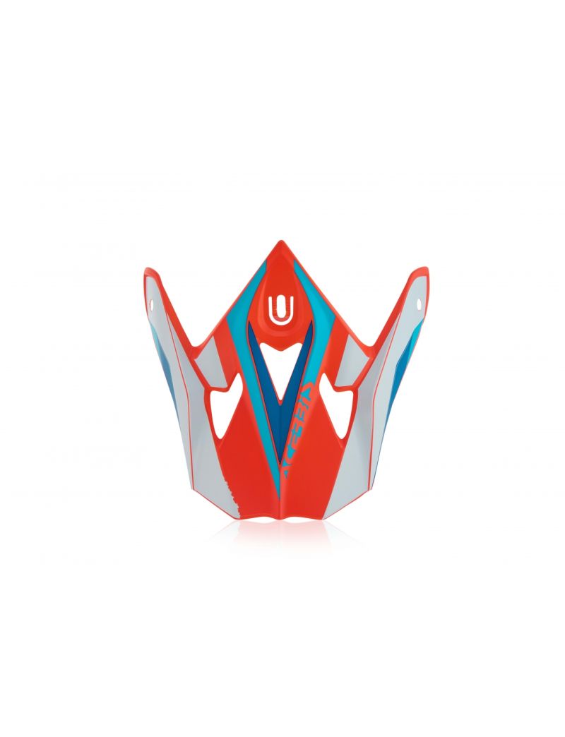 ACERBIS VISOR IMPACT 3.0 HELMET 2018 - WHITE/BLUE