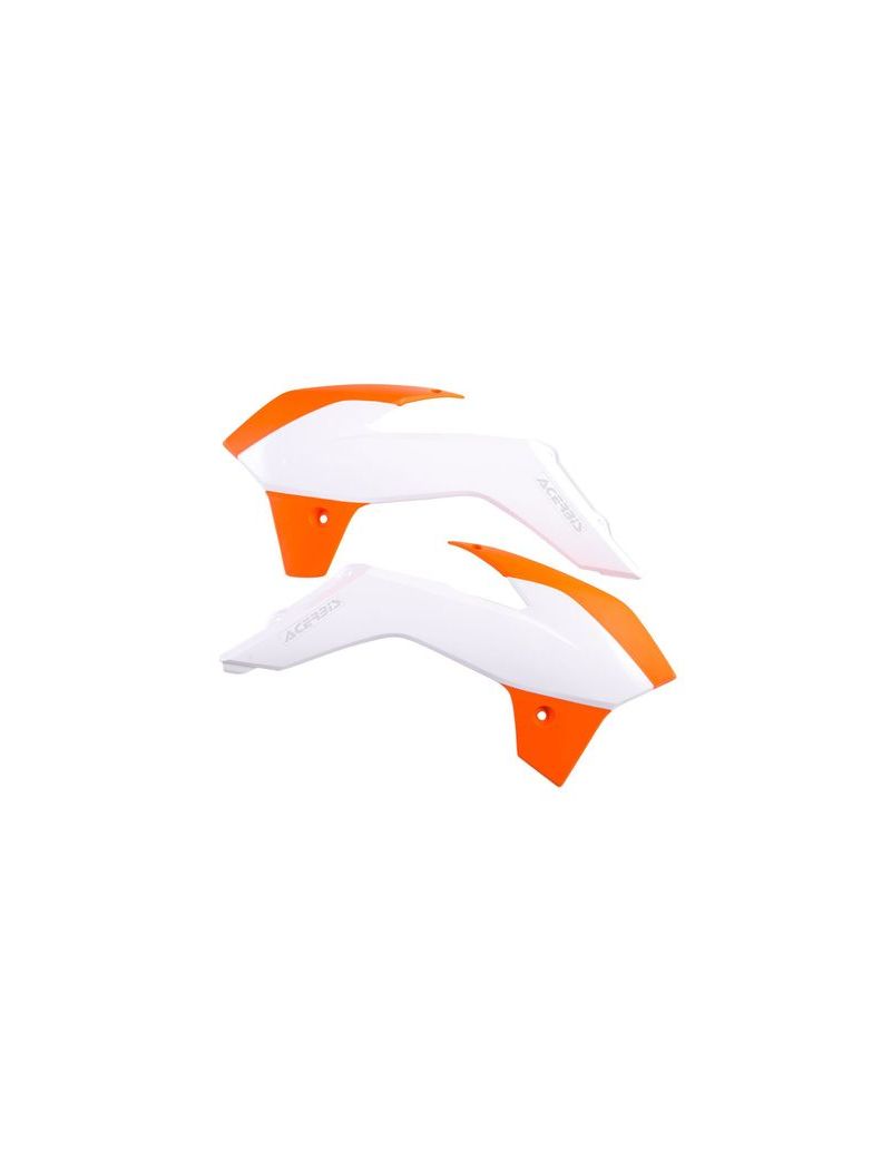 ACERBIS RADIATOR SCOOPS KTM SX 85 13/17 - ORANGE/WHITE