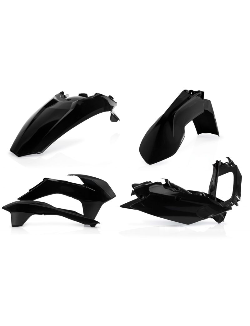 ACERBIS PLASTIC KIT KTM EXC/EXC-F 14/16 - BLACK