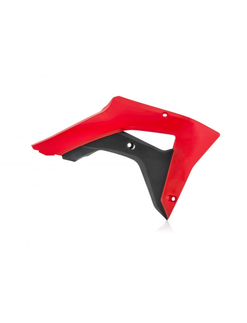 ACERBIS RADIATOR SCOOPS HONDA CRF450RX+X+L 17/20 + CRF250-300RX 19/21  REDBLACK