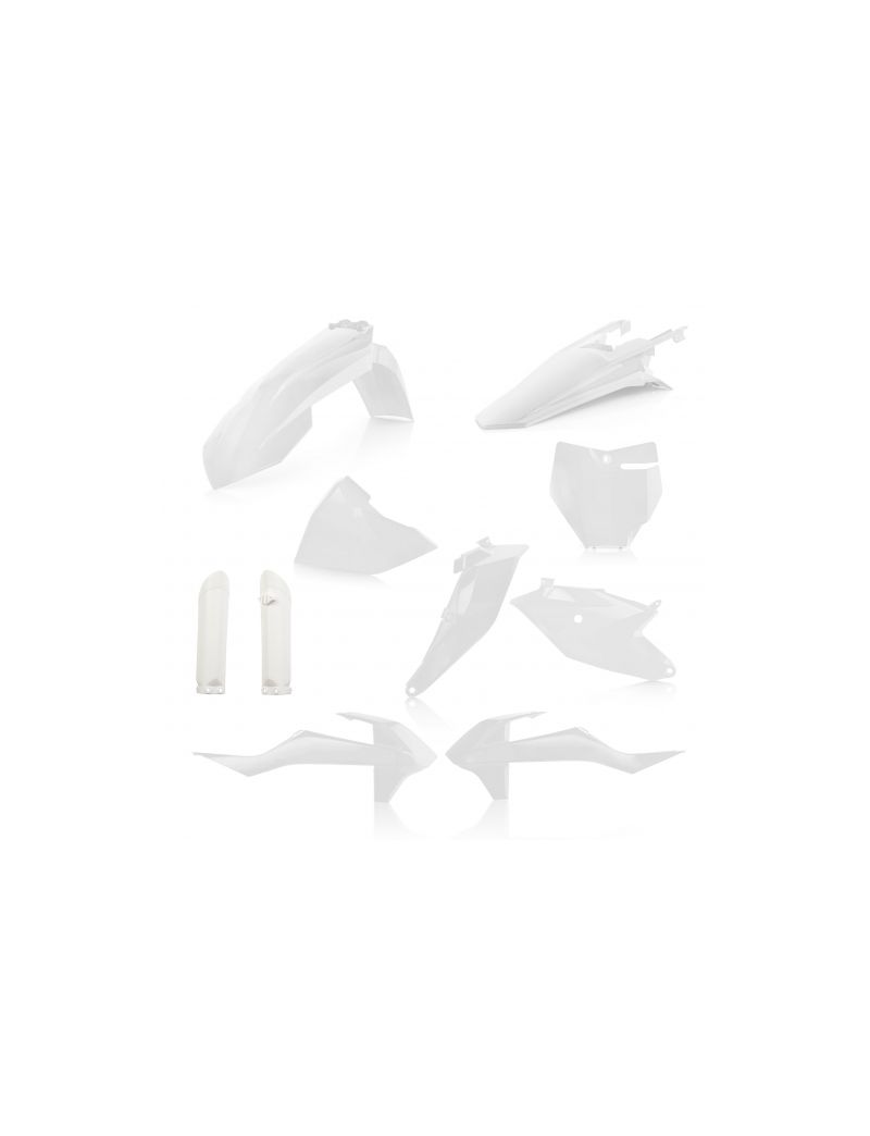 ACERBIS FULL PLASTIC KIT KTM GASGAS 85 18/24 WHITE