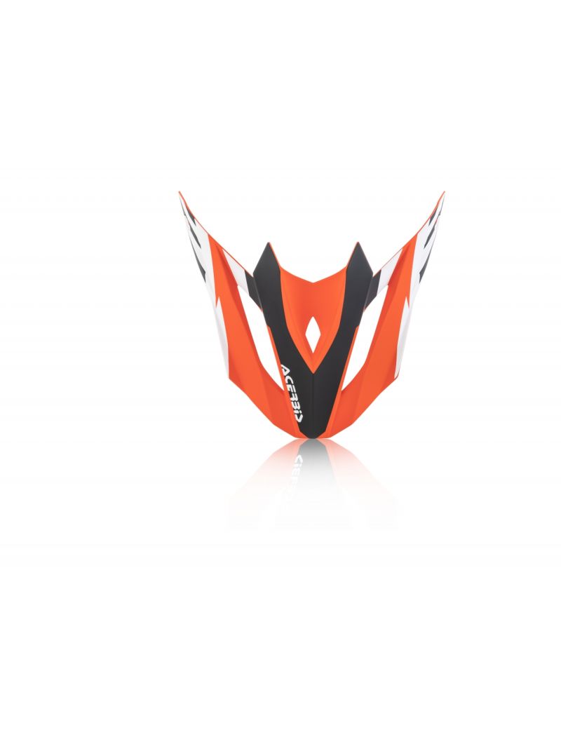 ACERBIS VISOR HELMET PROFILE 4.0 - WHITE/ORANGE