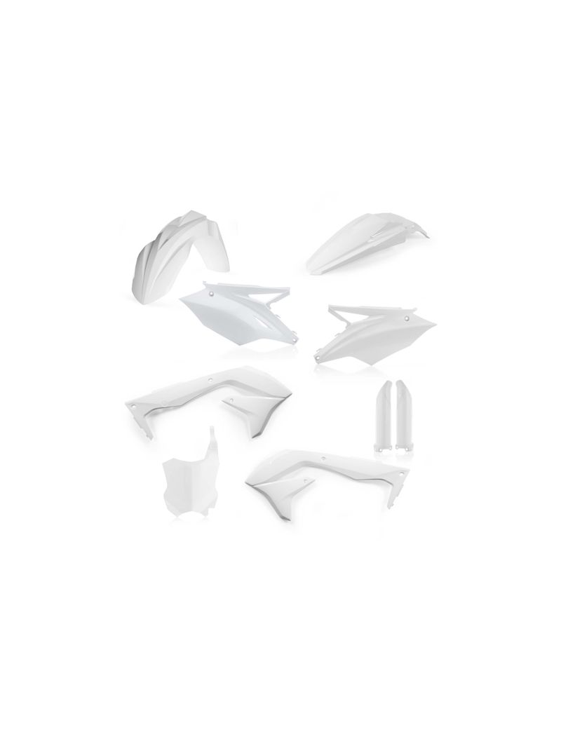 ACERBIS FULL PLASTIC KIT KAWASAKI KXF 450 2018  WHITE