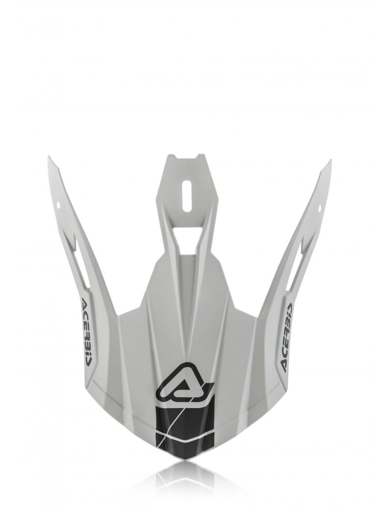 ACERBIS VISOR STEEL CARBON HELMET - GREY