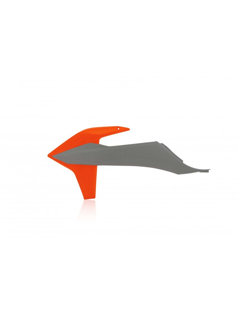 ACERBIS RADIATOR SCOOPS KTM SX/SX-F 19/22 + EXC/EXC-F 20/23 - ORANGE/GREY