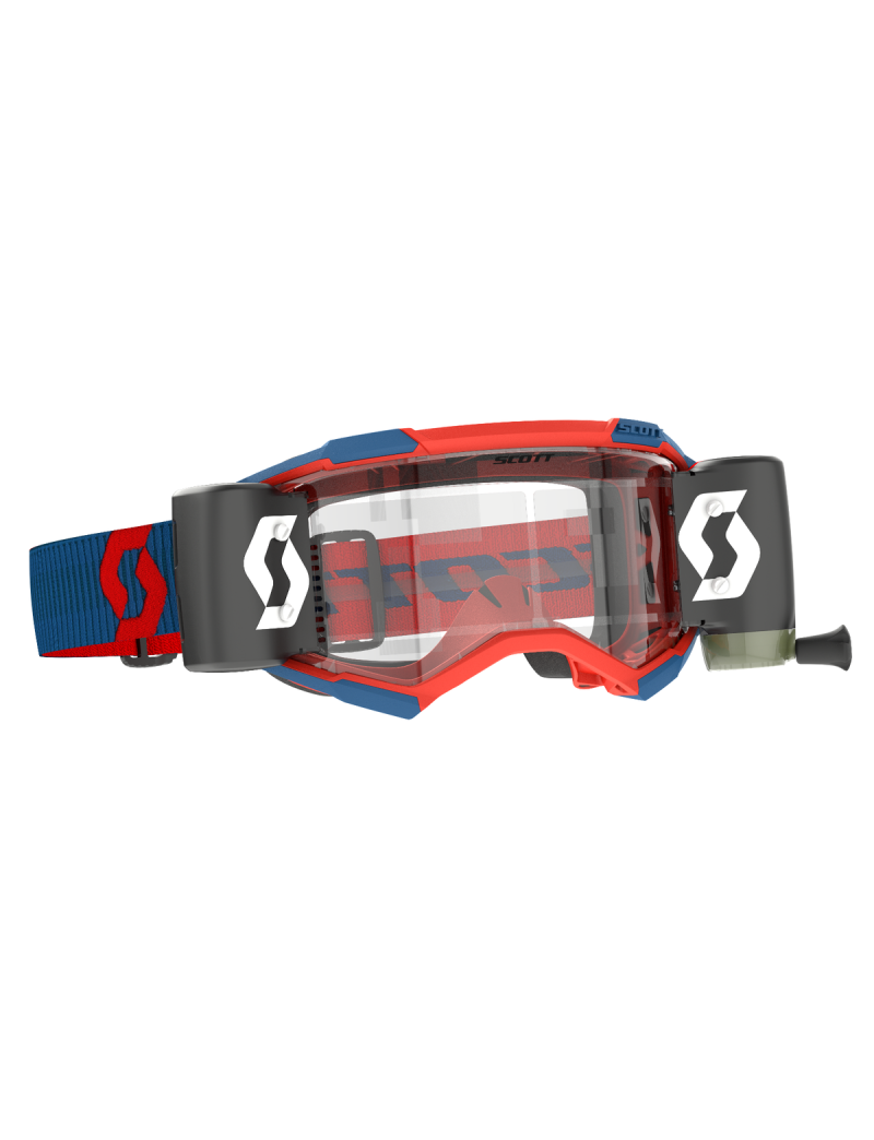 SCOTT MX GOGGLES FURY ROLL-OFF WFS - BLUE/RED